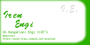 iren engi business card